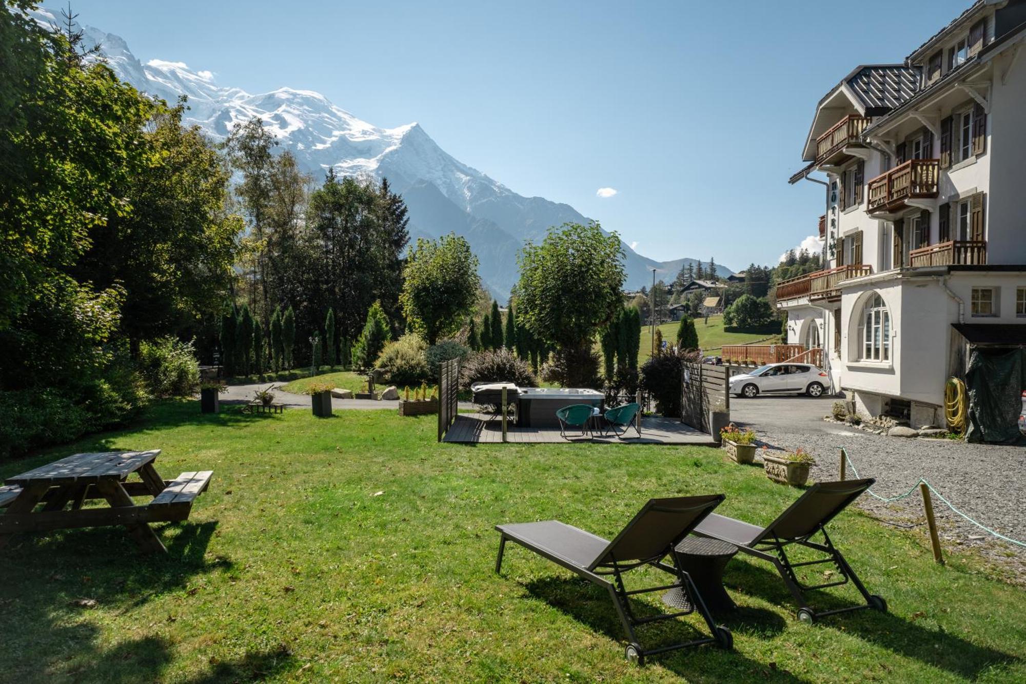 Chalet Hotel La Sapiniere Chamonix Exterior foto
