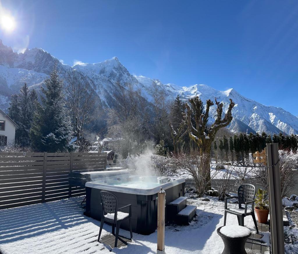 Chalet Hotel La Sapiniere Chamonix Exterior foto