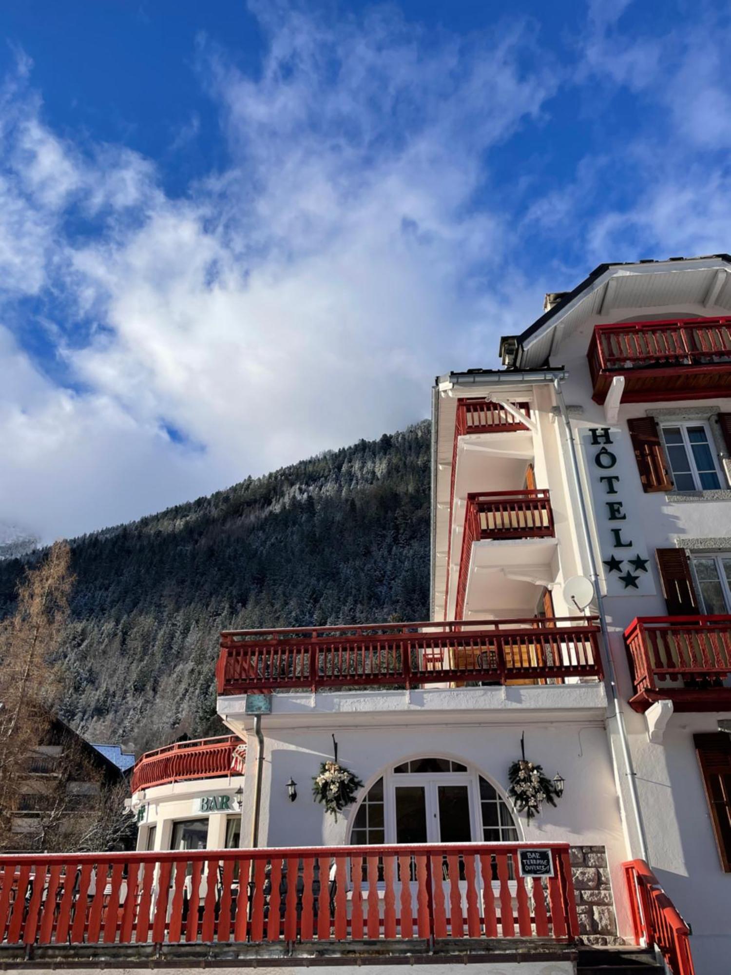 Chalet Hotel La Sapiniere Chamonix Exterior foto