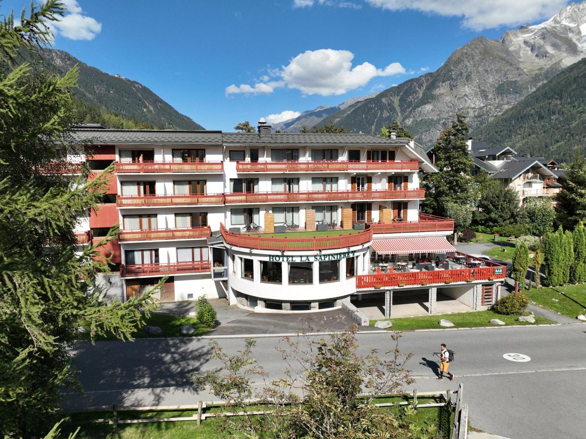 Chalet Hotel La Sapiniere Chamonix Exterior foto